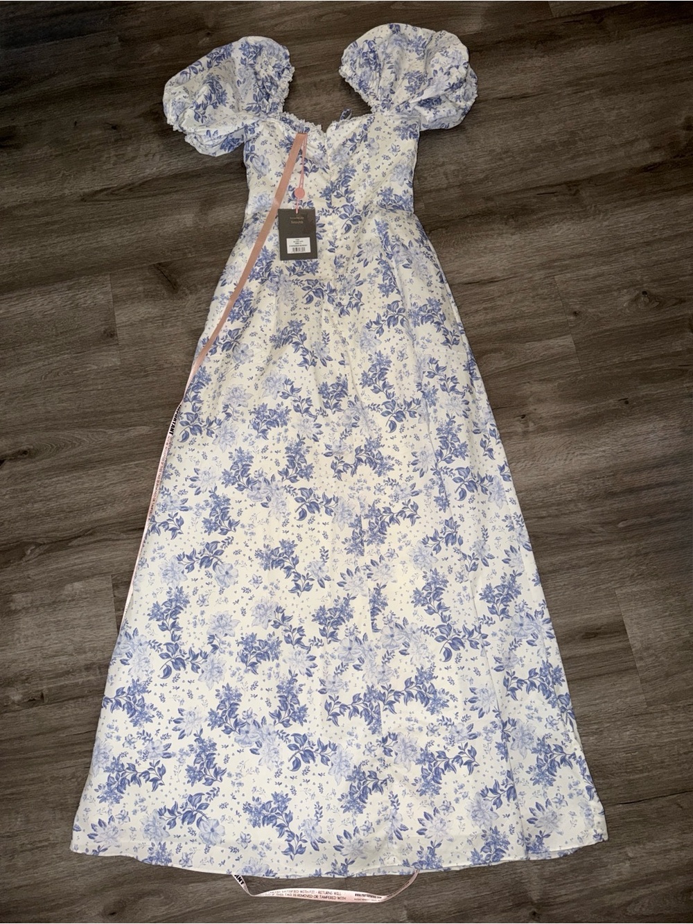 House of CB felizia floral puff sleeve maxi dress - Picture 10 of 14